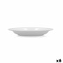 Assiette creuse Bidasoa Glacial Céramique Blanc (23 cm) (Pack 6x)