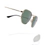 Gafas de Sol Unisex Hawkers SIXGON DRIVE Dorado Ø 51 mm Verde