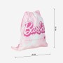 Sac à dos serré par des ficelles Barbie Rose 30 x 39 cm