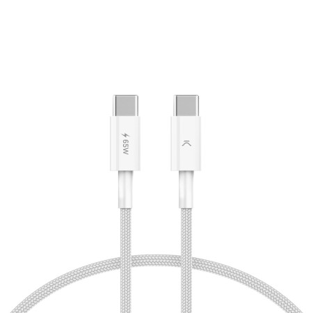 Câble USB KSIX Blanc 1 m