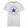 T shirt à manches courtes Enfant Converse Blanc 16 Ans