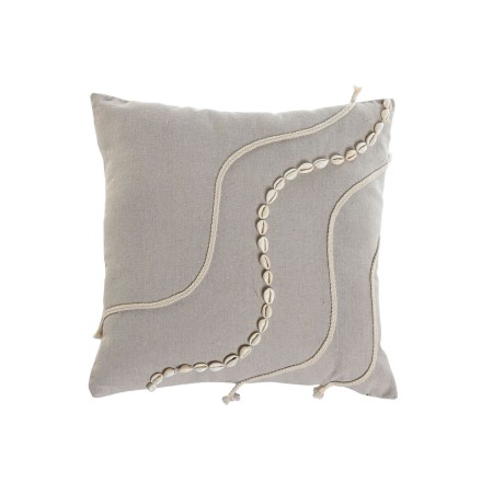 Coussin Home ESPRIT Blanc Beige Boho 45 x 45 cm