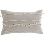 Cojín Home ESPRIT Blanco Beige Boho 50 x 30 cm