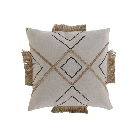 Coussin Home ESPRIT Beige Naturel Boho 45 x 45 cm