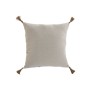 Cojín Home ESPRIT Beige Natural Boho 45 x 45 cm