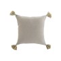 Cojín Home ESPRIT Blanco Beige Impreso Boho 45 x 45 cm