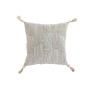 Cojín Home ESPRIT Blanco Beige Impreso Boho 45 x 45 cm