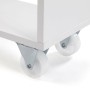 Chariot de Cuisine Versa Blanc Métal Bois MDF 15 x 79 x 50 cm