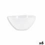 Saladier Quid Boreal Blanc verre (Ø 14 cm) (Pack 6x)