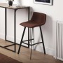 Tabouret Versa Baldwin Marron 49 x 88 x 42 cm