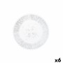 Assiette plate Quid Lonja Transparent verre (Ø 21 cm) (Pack 6x)