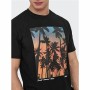 Camiseta de Manga Corta Hombre Only & Sons Onskolton Reg Beach Negro