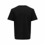 Camiseta de Manga Corta Hombre Only & Sons Onskolton Reg Beach Negro