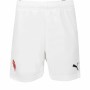 Pantalón Corto Deportivo Puma Real Sporting de Gijón Blanco Infantil