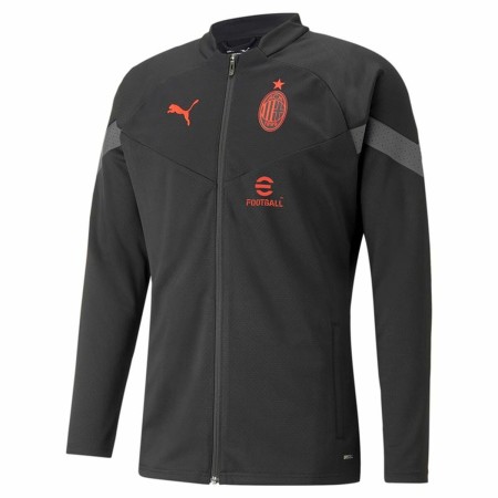 Chaqueta Deportiva para Niños Puma A.C. Milan Negro Rojo