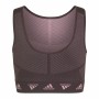 Soutien-gorge de Sport Adidas Aeroknit Seamless Bordeaux Rouge foncé