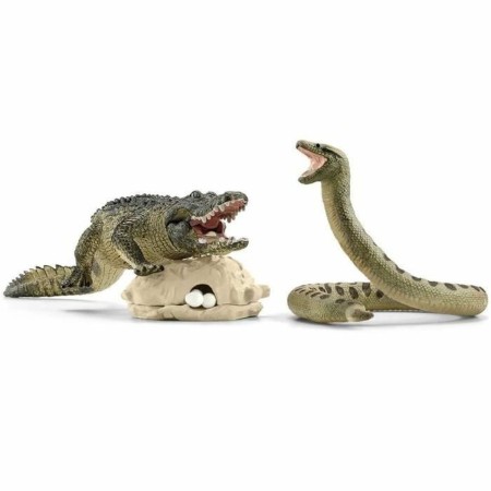 Ensemble de jouets Schleich Danger in the swamp Plastique