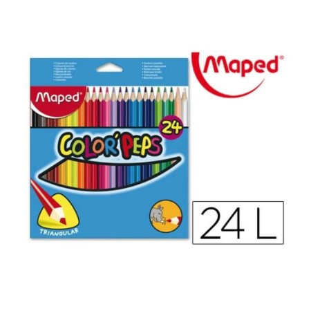 Lápices de colores Maped 183224FC Multicolor 24 Piezas (24 Piezas)