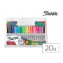 Ensemble de Marqueurs Sharpie 2061128 Multicouleur 20 Pièces