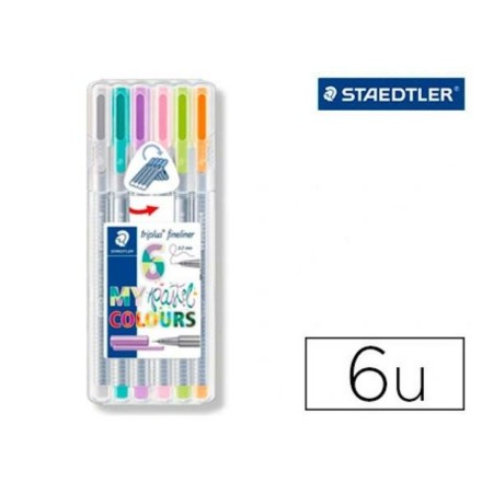 Ensemble de Marqueurs Staedtler 334 SB6CS3 (6 Unités)