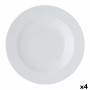 Assiette creuse Ariane Brasserie Céramique Blanc (29 cm) (Pack 4x)