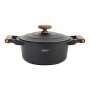 Casserole avec Couvercle Oroley Nature Bois 24 cm Aluminium fondu