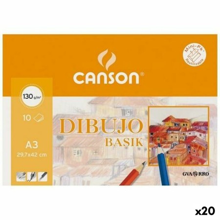 Bloc de dibujo Canson Basik 10 Hojas (20 Unidades)