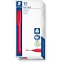 Set de Bolígrafos Staedtler Ball 4320 Rojo 1 mm (100 Unidades)