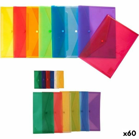 Dossier de Portefeuilles Grafoplas Transparent A4 polypropylène 33,4 x 23,5 cm Broche (60 Unités)