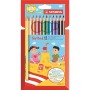 Crayons de couleur Stabilo Trio Tick Multicouleur (6 Unités)