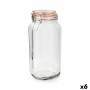 Pot en verre Quid New Canette Transparent verre (2L) (Pack 6x)