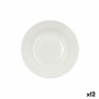 Assiette creuse Bidasoa Lis Céramique Blanc (22,5 cm) (Pack 12x)