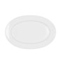 Plat à Gratin Bidasoa Glacial Céramique Blanc (32 x 22 cm) (Pack 3x)