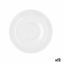 Assiette Bidasoa Glacial Ø 15 cm Céramique Blanc (Pack 12x)