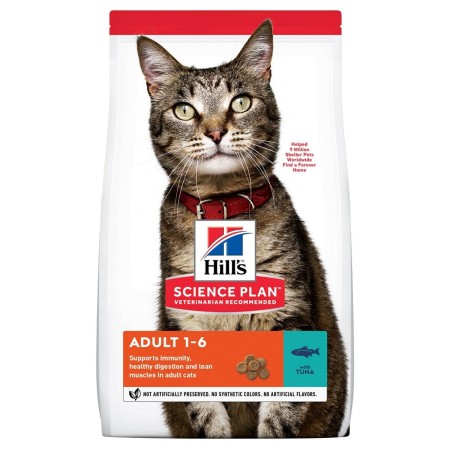 Aliments pour chat Hill's SP Adult Tuna Poisson 3 Kg