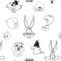 Funda Nórdica para Cuna Looney Tunes Looney B&W 100 x 120 cm