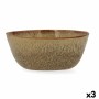 Saladier Bidasoa Ikonic Céramique Marron (20 x 19,5 x 8,5 cm) (Pack 3x)