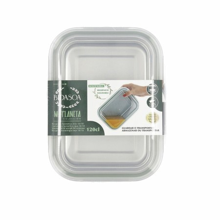 Boîte à lunch Bidasoa Miplaneta 2 L Métal Vert (Pack 6x)