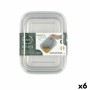 Boîte à lunch Bidasoa Miplaneta 2 L Métal Vert (Pack 6x)