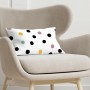 Housse de coussin Decolores Cuzco Blanc 30 x 50 cm Pois