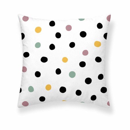 Housse de coussin Decolores Cuzco Blanc 50 x 50 cm Pois