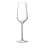 Coupe de champagne Éclat Ultime Transparent verre (21 cl) (Pack 6x)