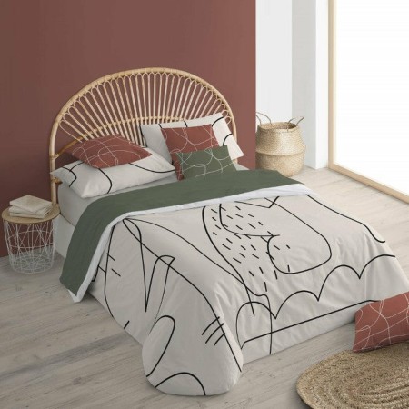 Housse de Couette Decolores Burdeos Multicouleur 140 x 200 cm