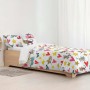 Housse de Couette Decolores Gatets Multicouleur 155 x 220 cm