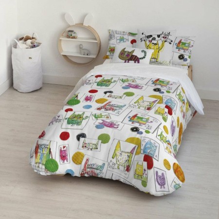 Housse de Couette Decolores Indiana Multicouleur 155 x 220 cm