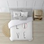 Housse de Couette Decolores Love Multicouleur 140 x 200 cm