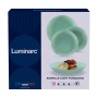 Assietes Luminarc PAMPILLE Turquoise verre (18 Pièces)