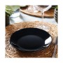 Assiette plate Arcopal Noir verre (Ø 18 cm)