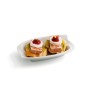 Assiette Quid Gastro Fun Petit Céramique Blanc (15,5 x 10 cm) (Pack 12x)