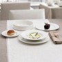 Assiette plate Ariane Céramique Blanc